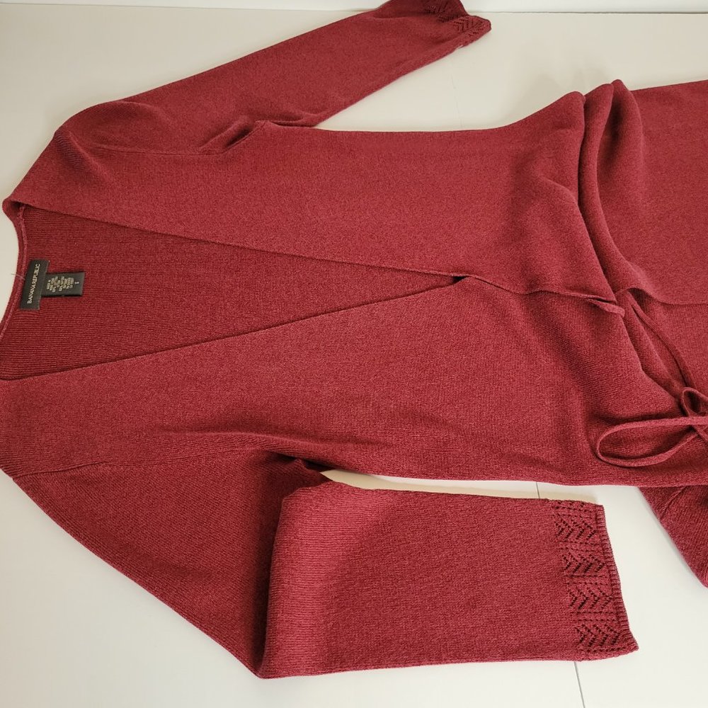 Banana Republic Womens Midi-Length Wrap Cardigan, Women's Size S - Picture 4 of 12